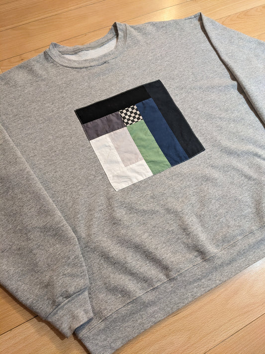 Custom Quilt-Patch Sweater
